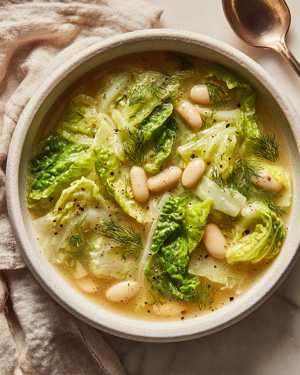 Lemon Dill Cabbage Soup