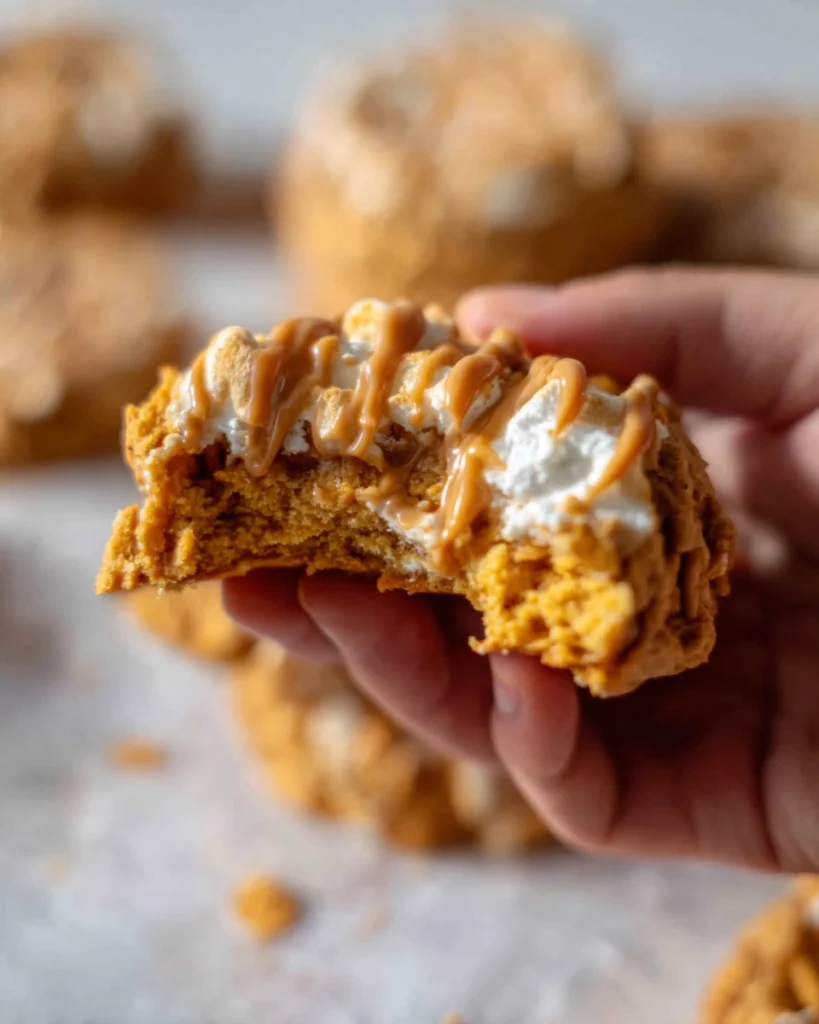 Marshmallow Peanut Butter Cornflake Cookies