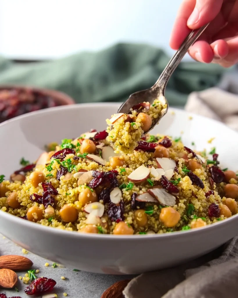 Moroccan Chickpea Quinoa Salad