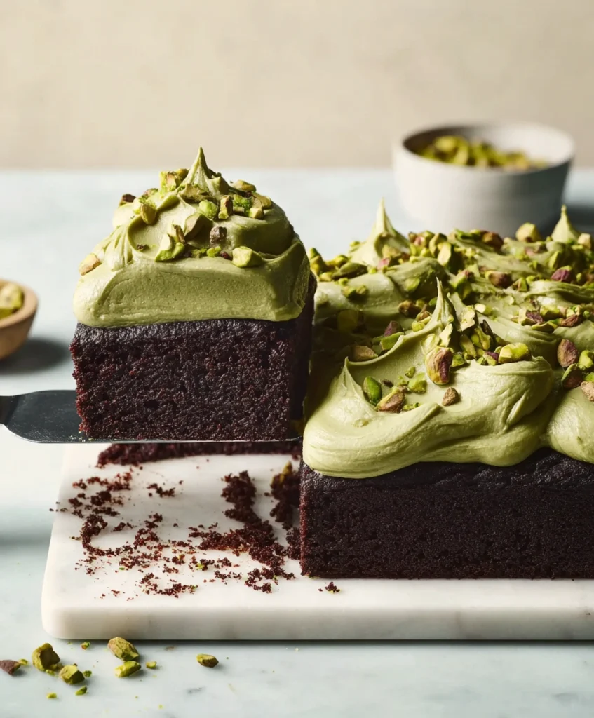 Pistachio-Chocolate Snacking Cake