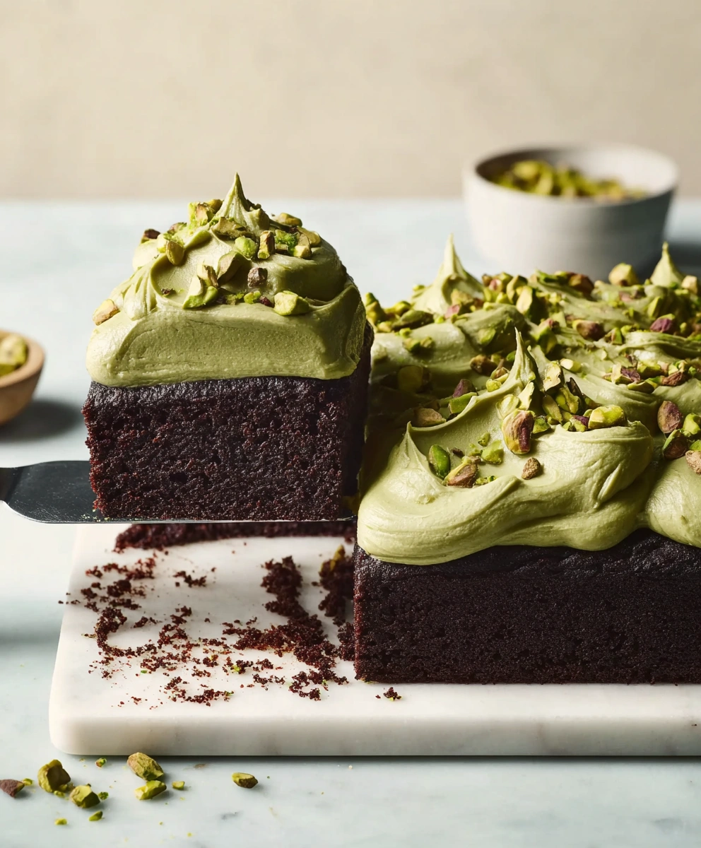 Pistachio-Chocolate Snacking Cake