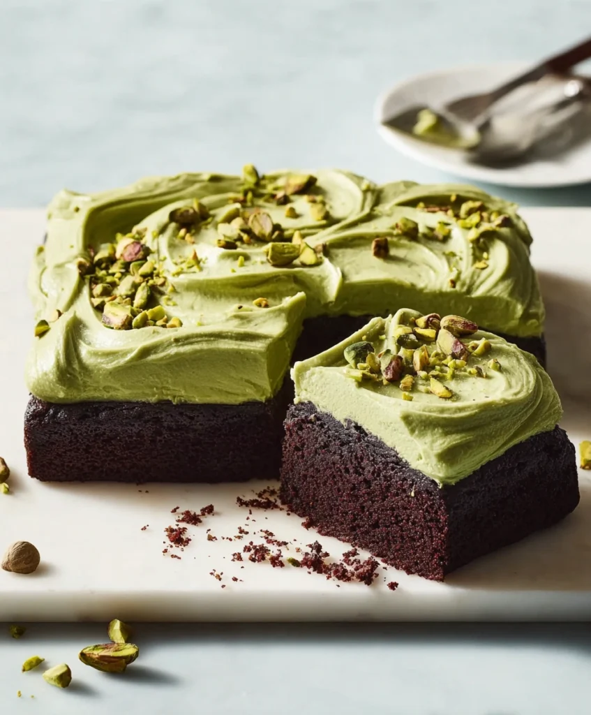 Pistachio-Chocolate Snacking Cake