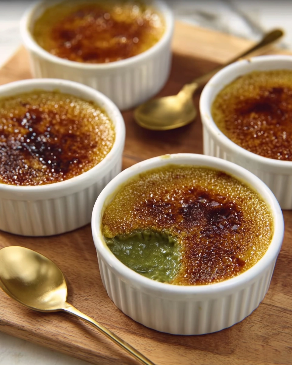 Pistachio Crème Brûlée