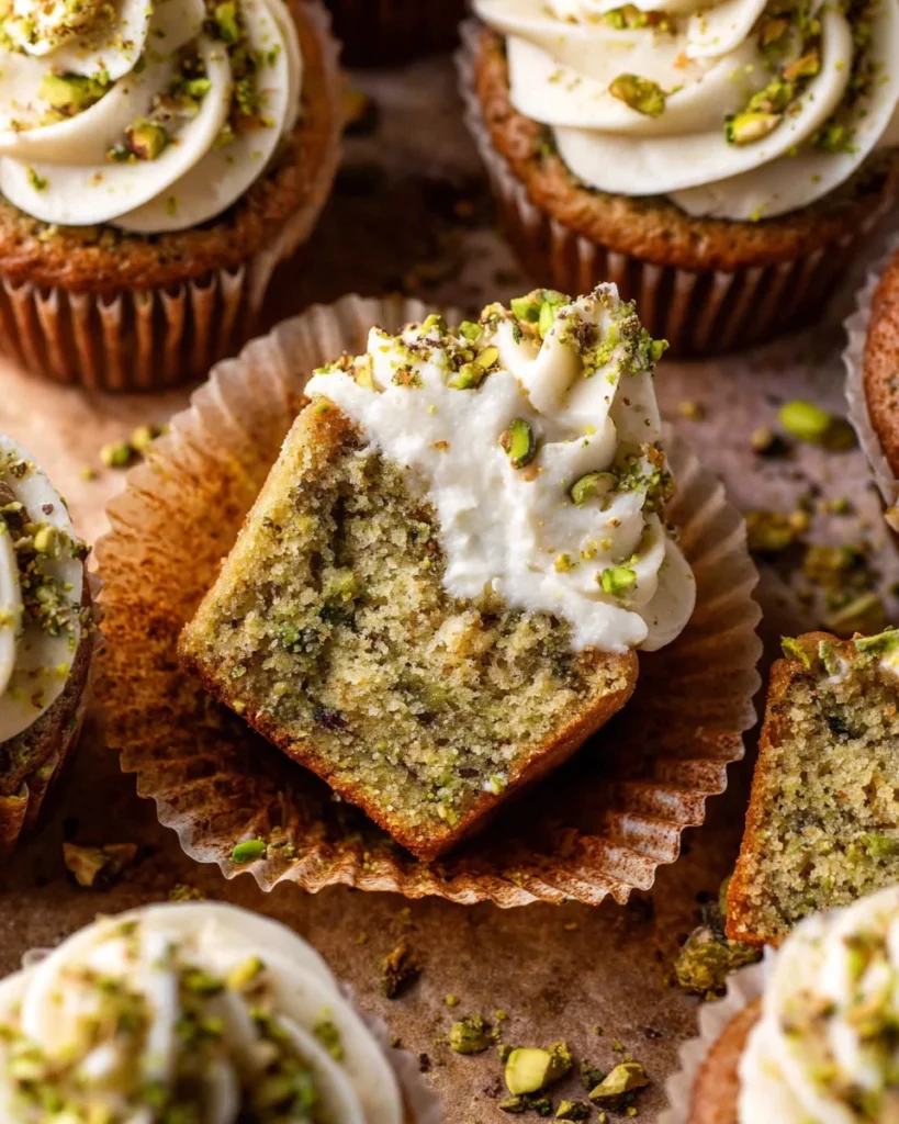 Pistachio Cupcakes