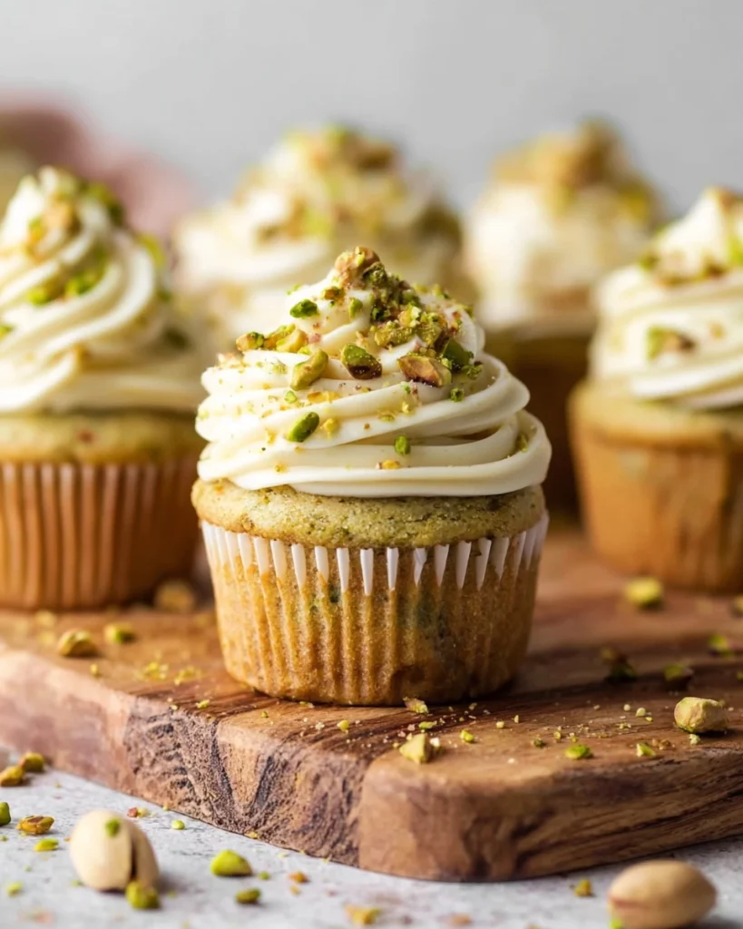 Pistachio Cupcakes