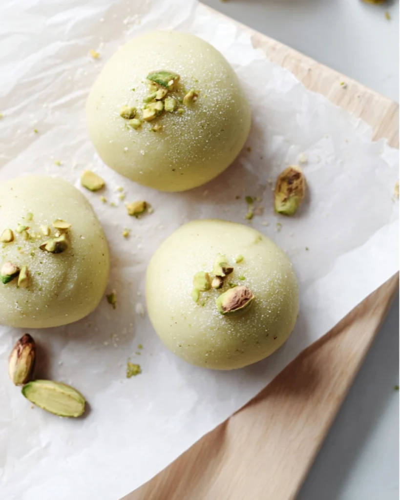 Pistachio Mochi Ice Cream
