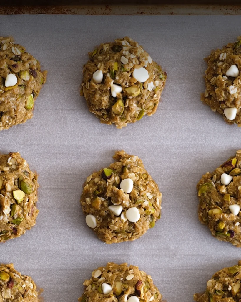 Pistachio Oatmeal Cookies