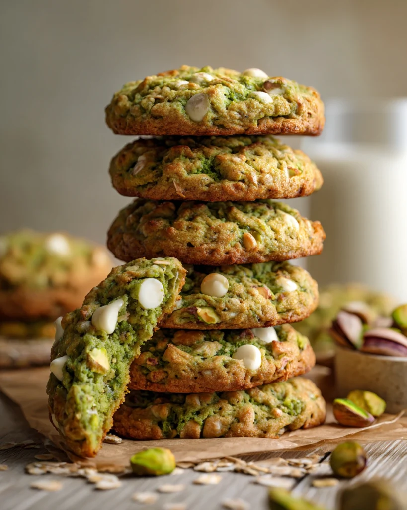 Pistachio Oatmeal Cookies
