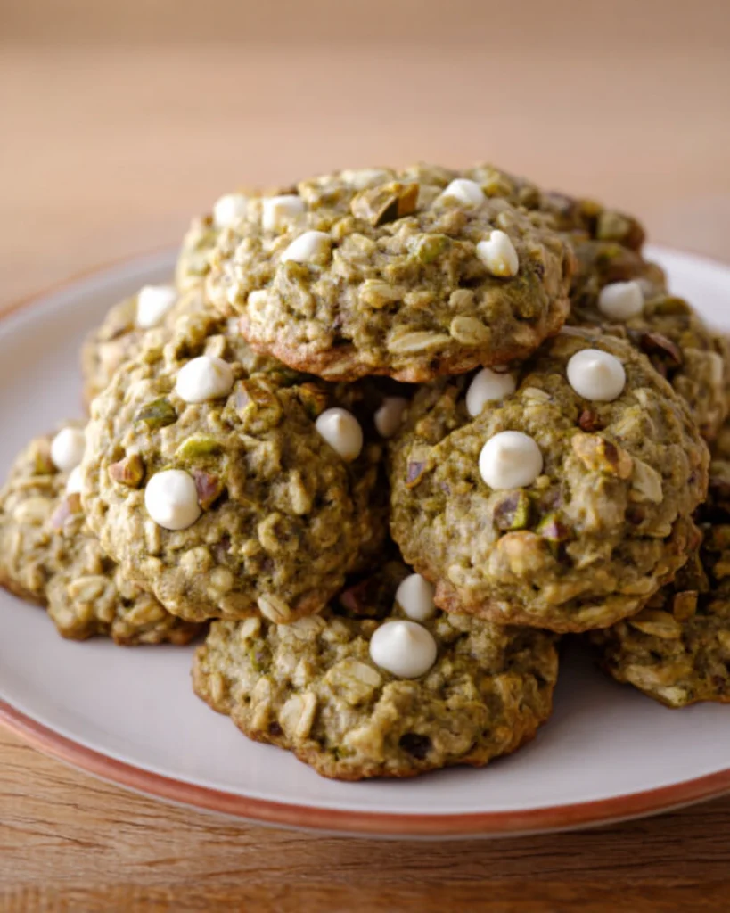 Pistachio Oatmeal Cookies