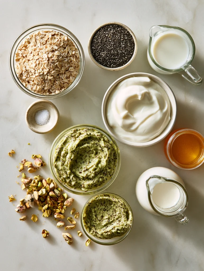 Pistachio Overnight Oats