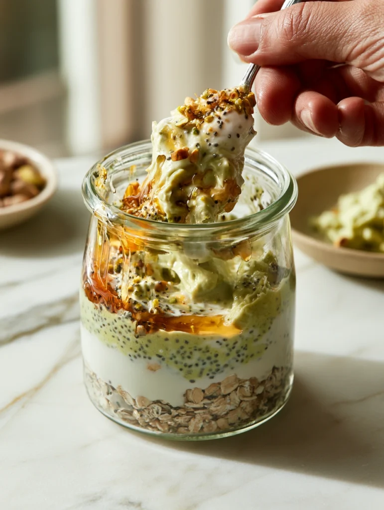 Pistachio Overnight Oats