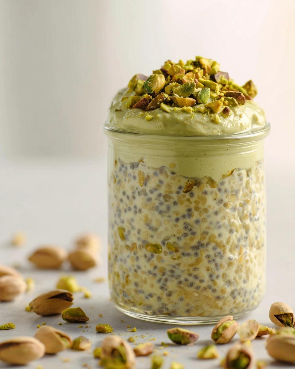 Pistachio Overnight Oats