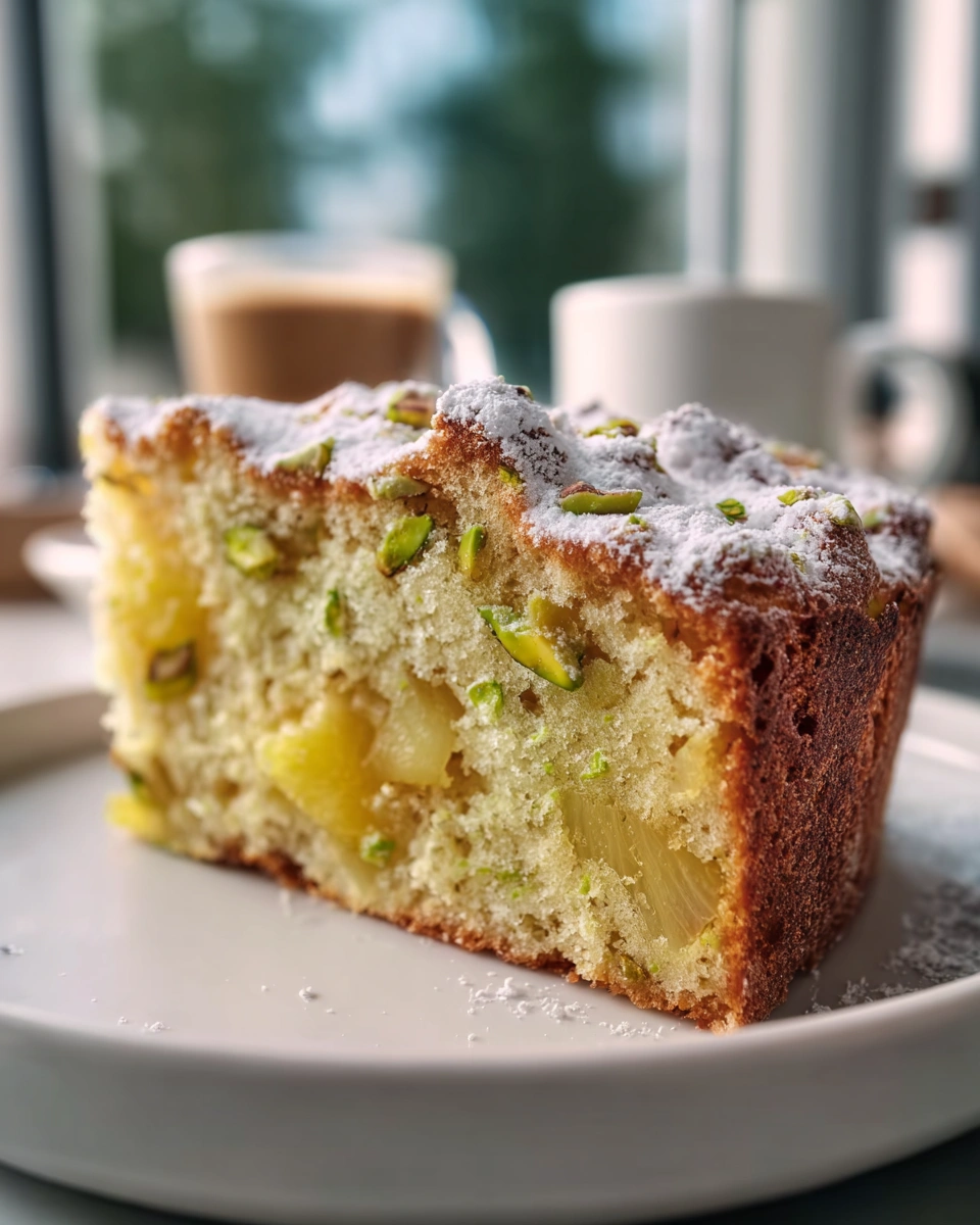 Pistachio Pineapple Cake