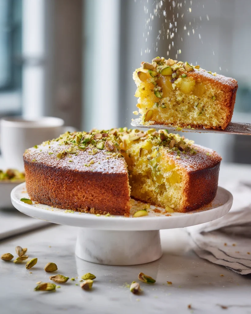Pistachio Pineapple Cake