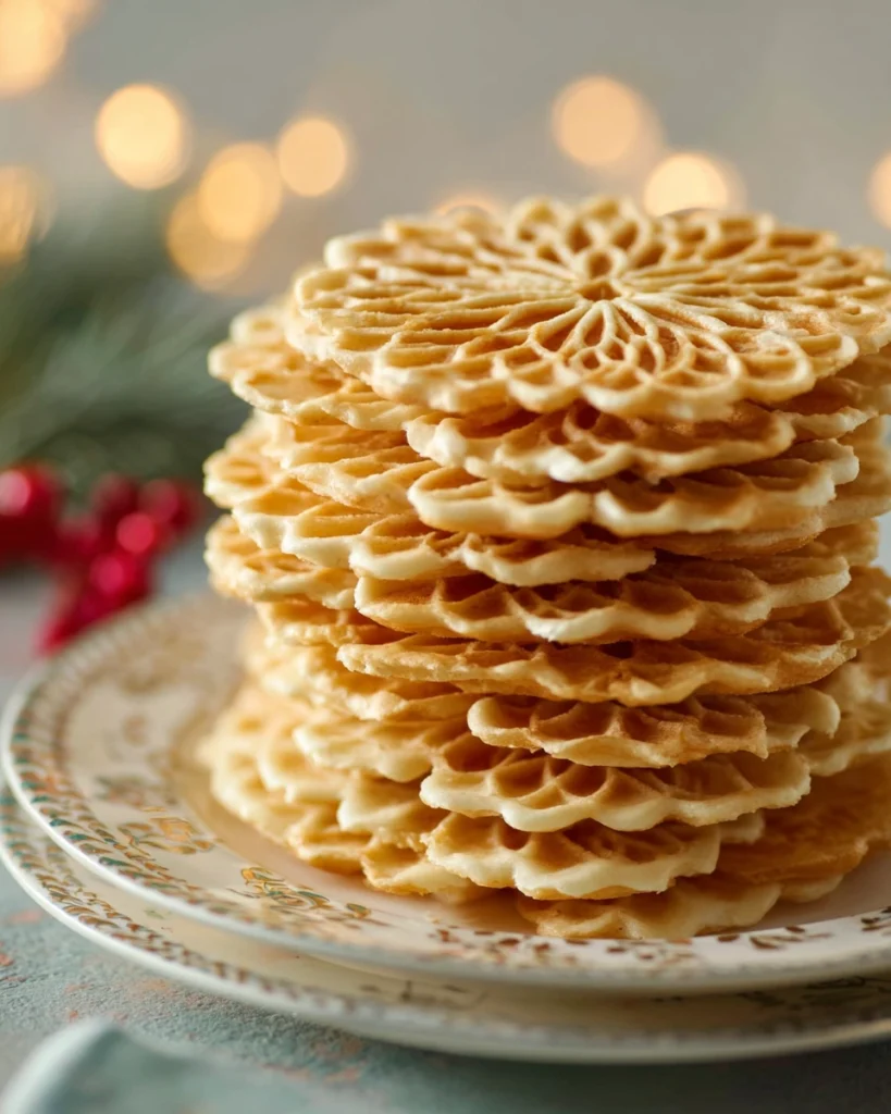 Pizzelle Italian Cookies