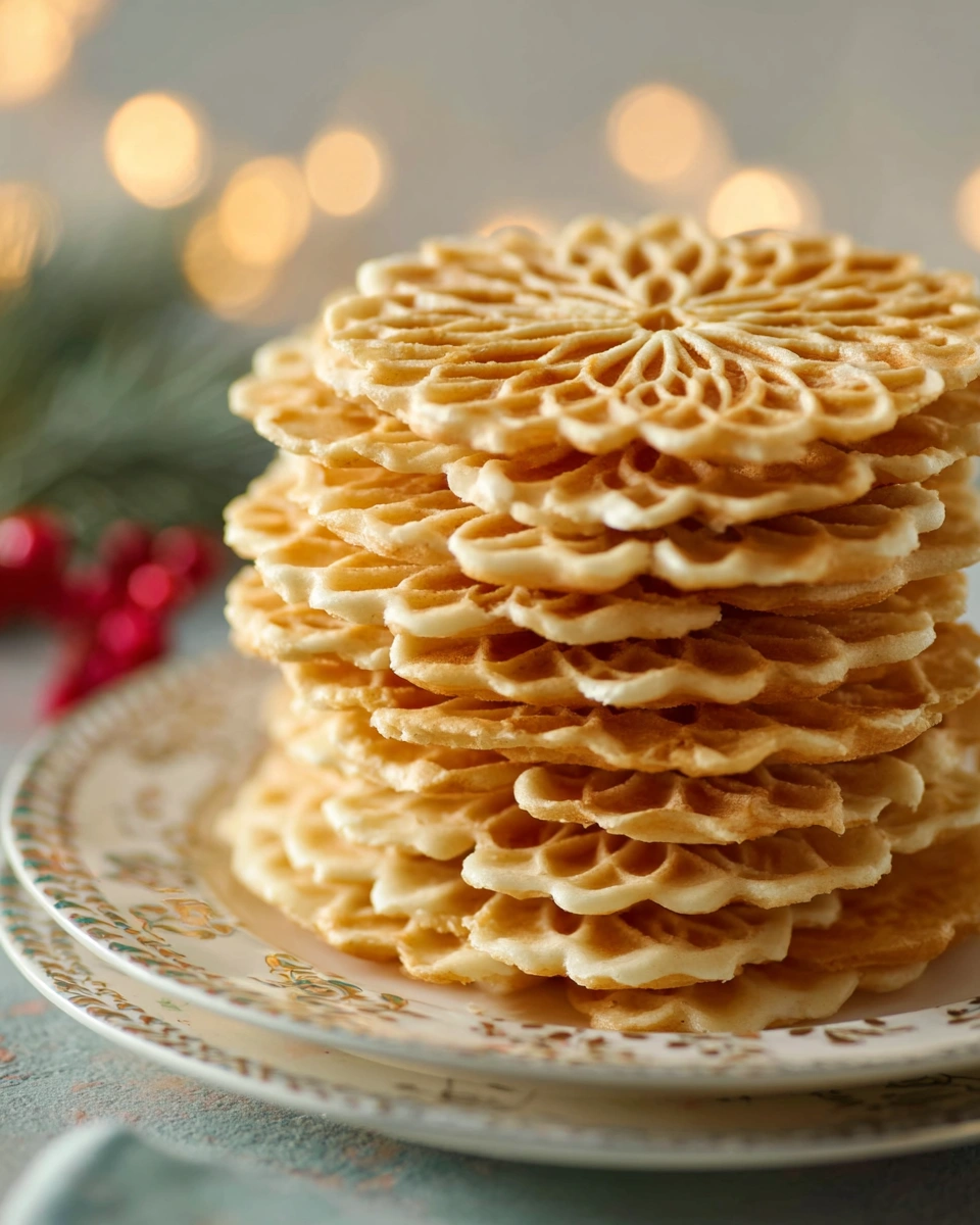 Pizzelle Italian Cookies