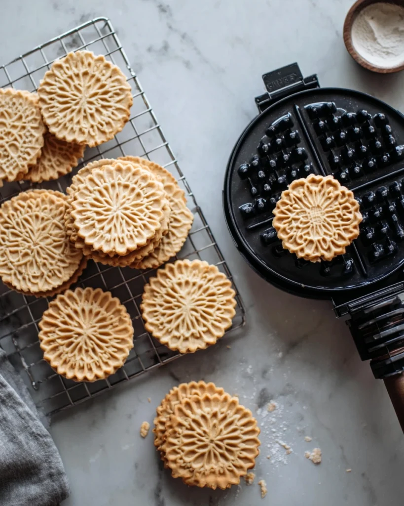 Pizzelle Italian Cookies