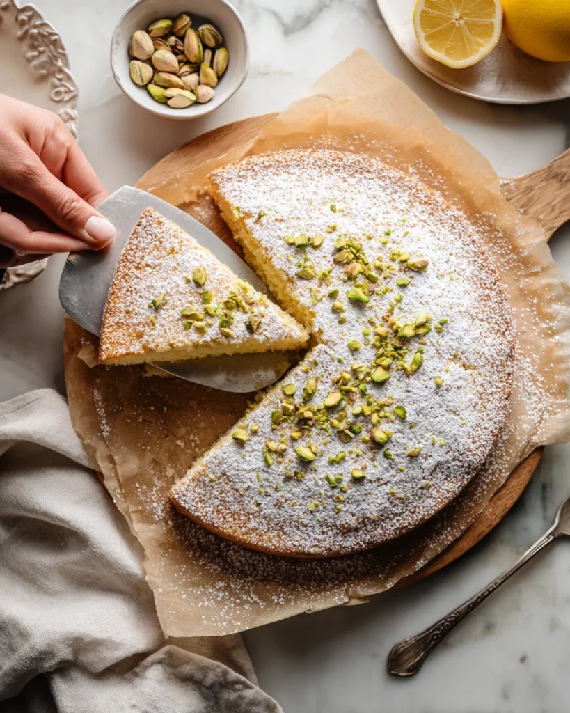 Ricotta Pistachio Cake