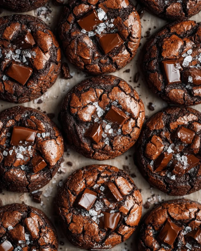 Salted Brownie Cookies