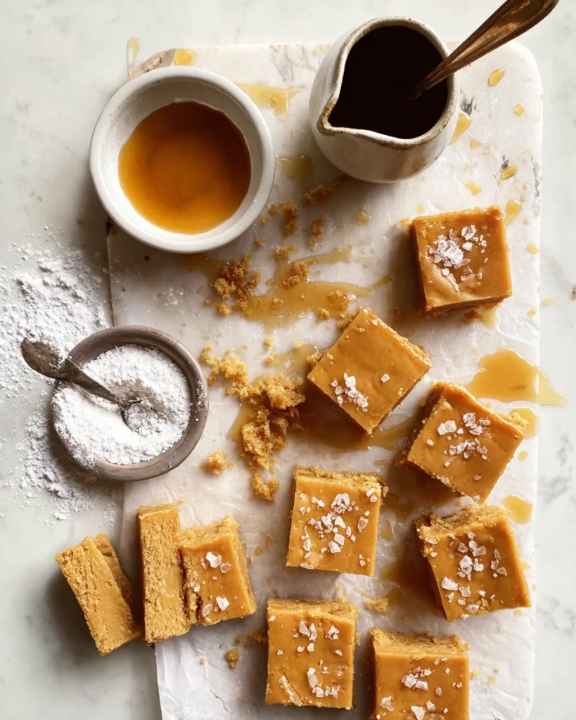 Salty Maple Brown Butter Blondies
