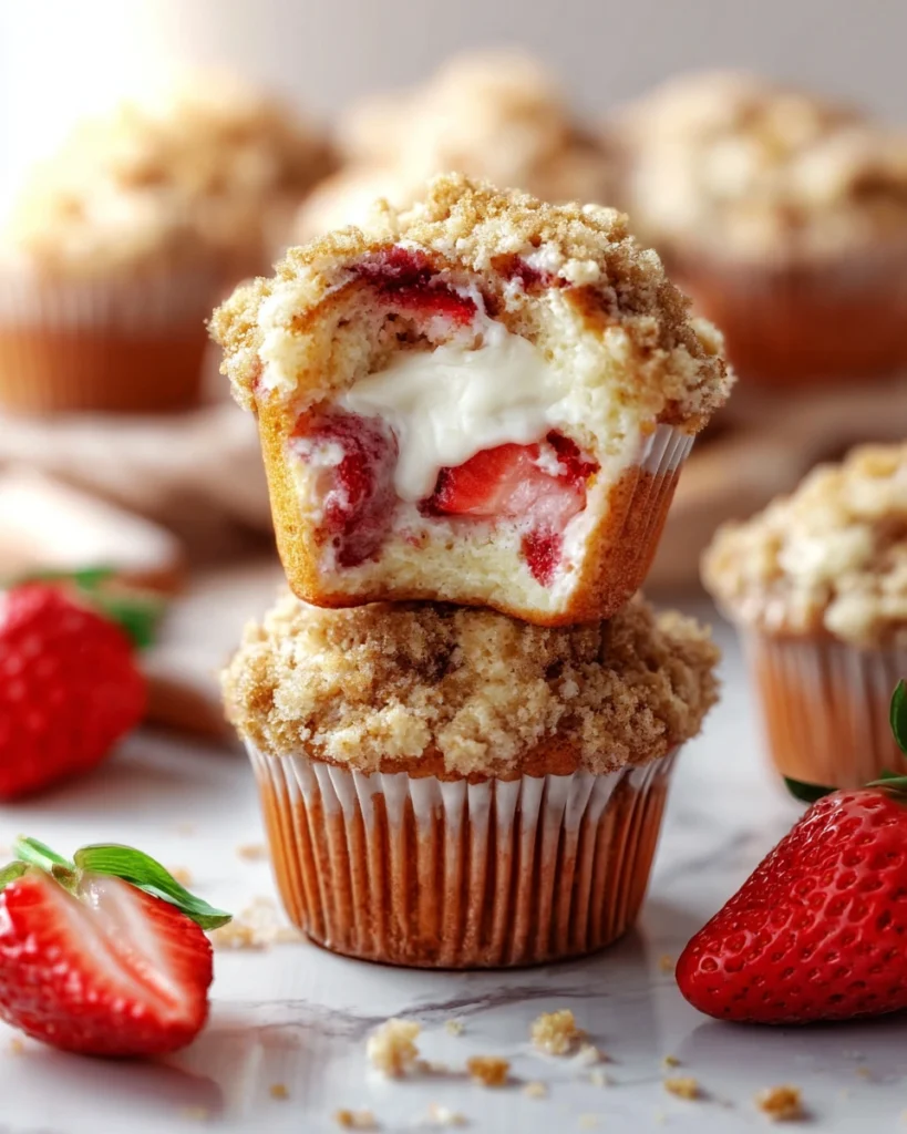 Strawberry Cream Cheese Muffins
