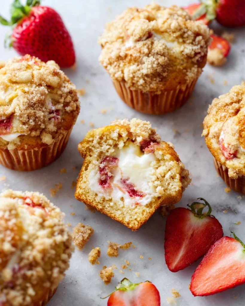 Strawberry Cream Cheese Muffins