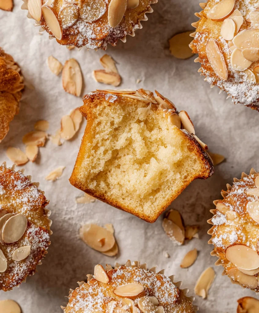 Vegan Almond Croissant Muffins