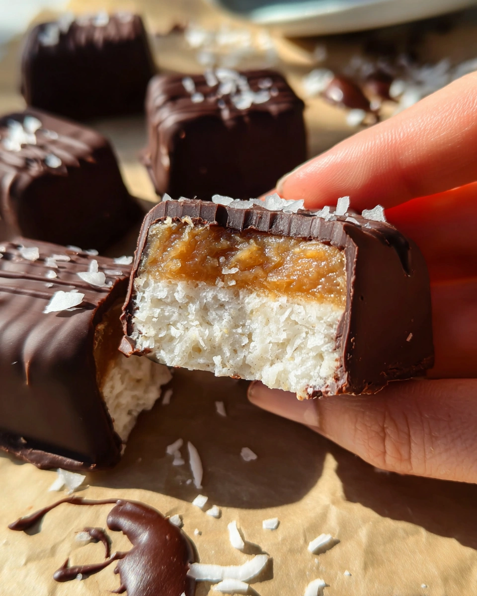 Vegan Coconut Caramel Bars
