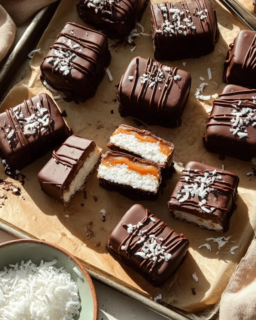 Vegan Coconut Caramel Bars