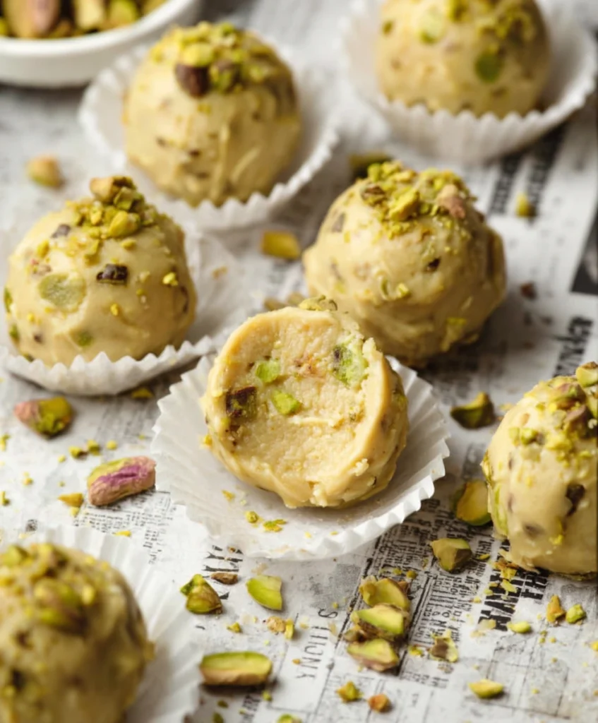 Vegan Pistachio Truffles