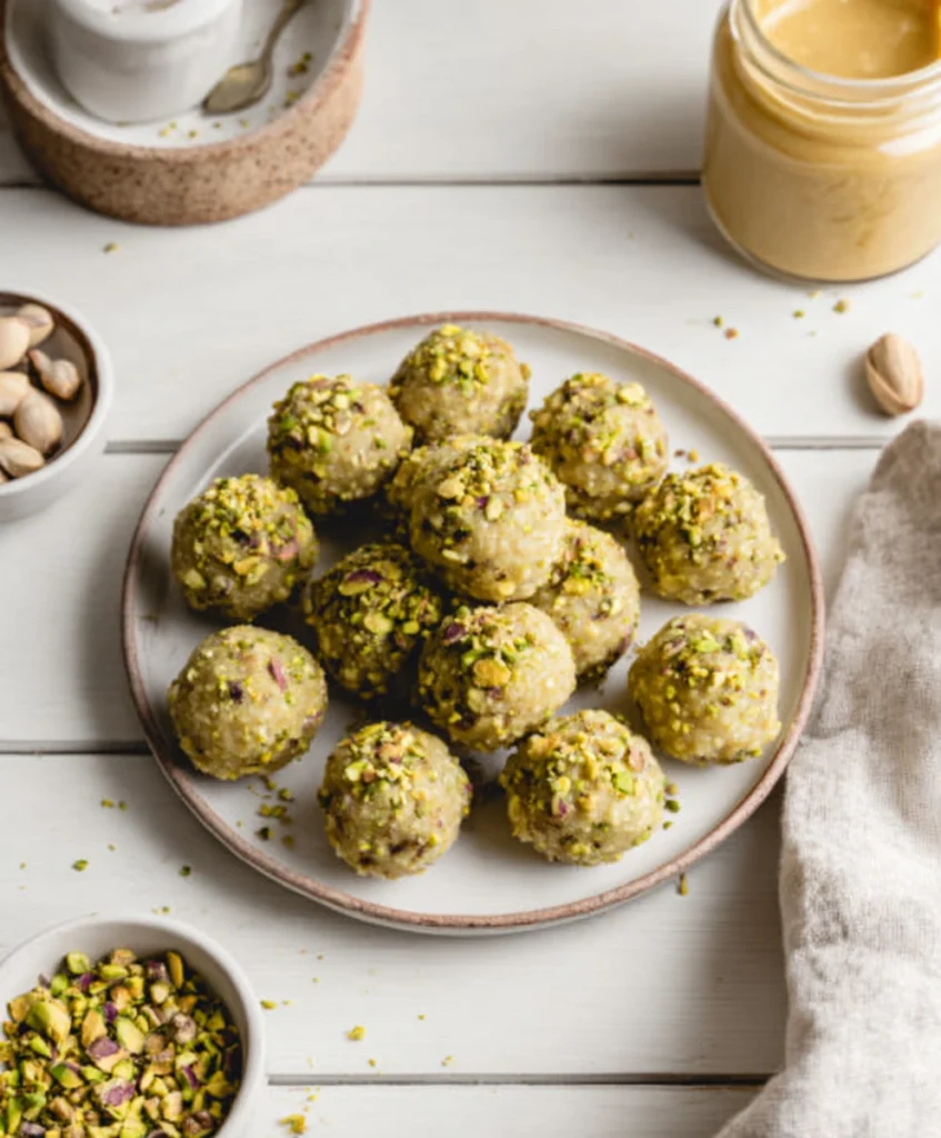 Vegan Pistachio Truffles