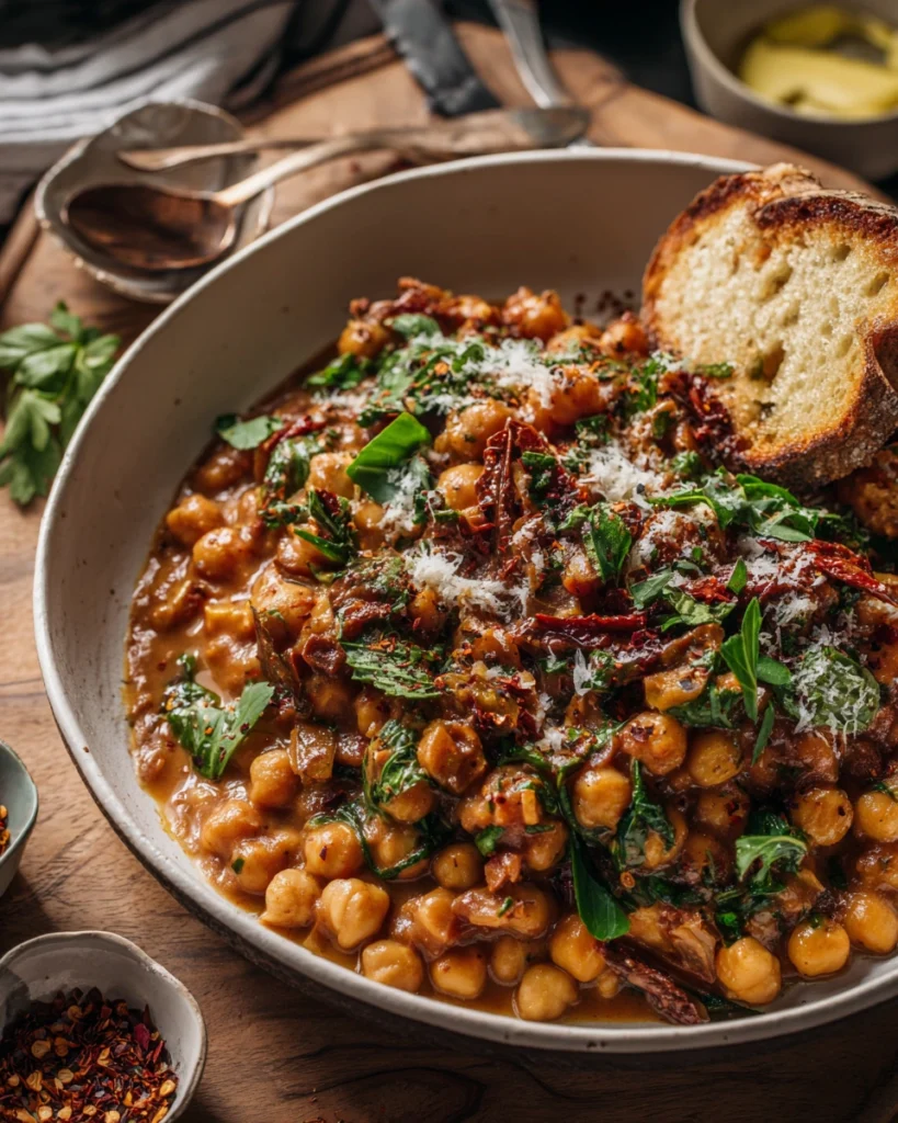 Vegan Tuscan Chickpeas