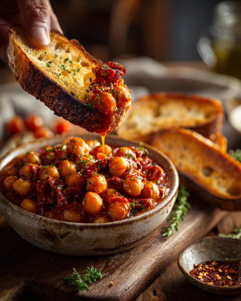 Vegan Tuscan Chickpeas