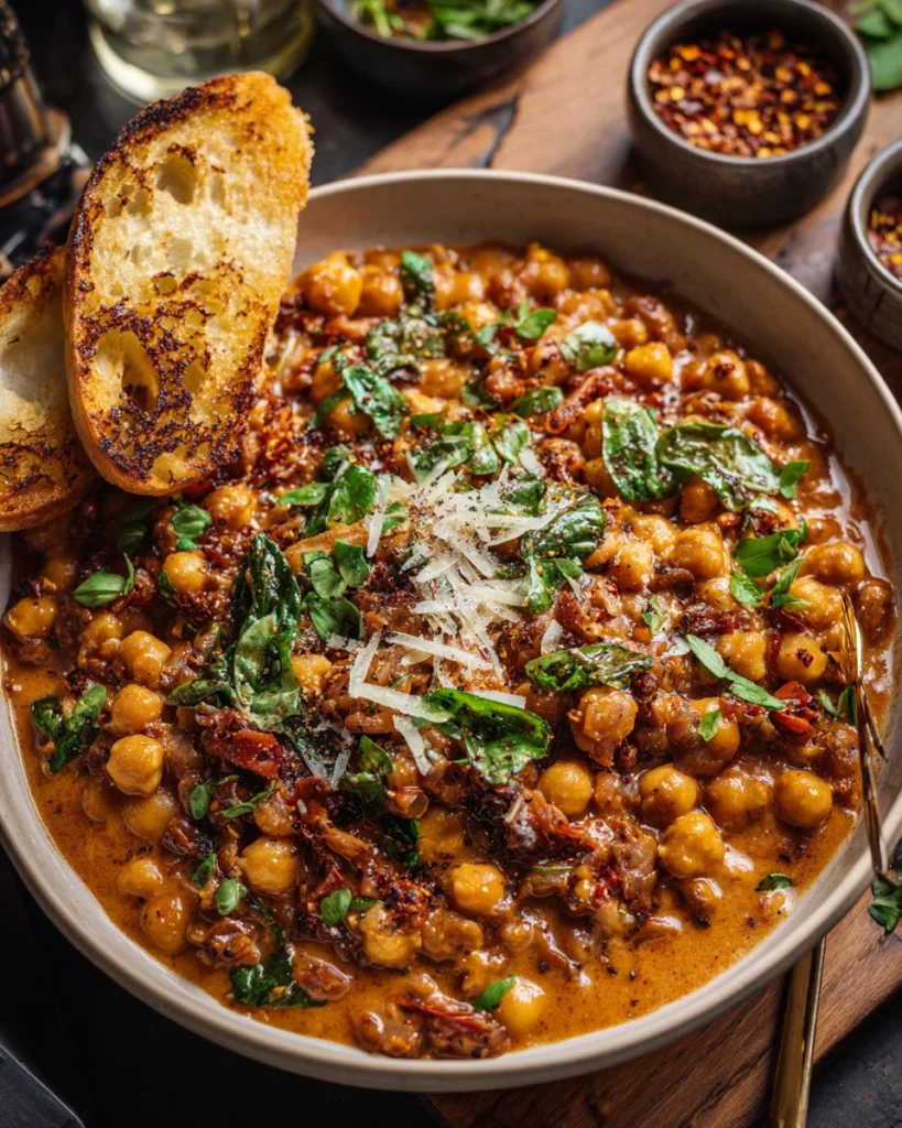 Vegan Tuscan Chickpeas