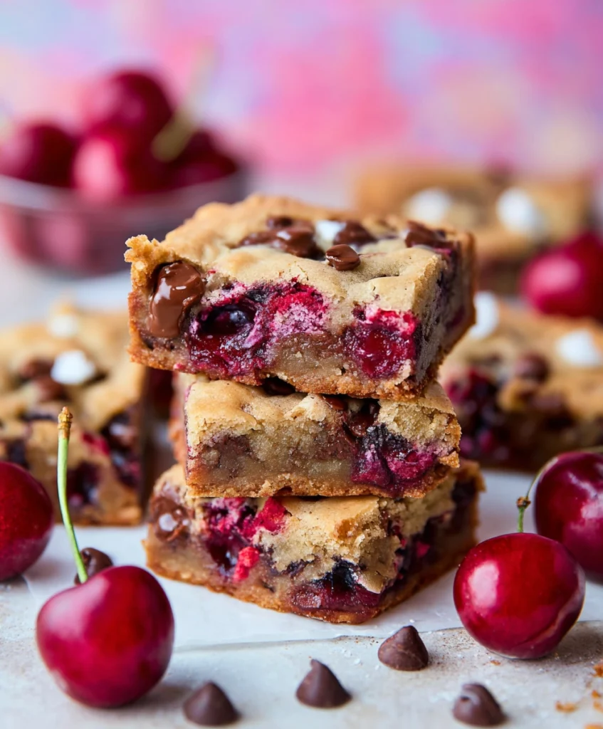 Chocolate Chip Cherry Bars