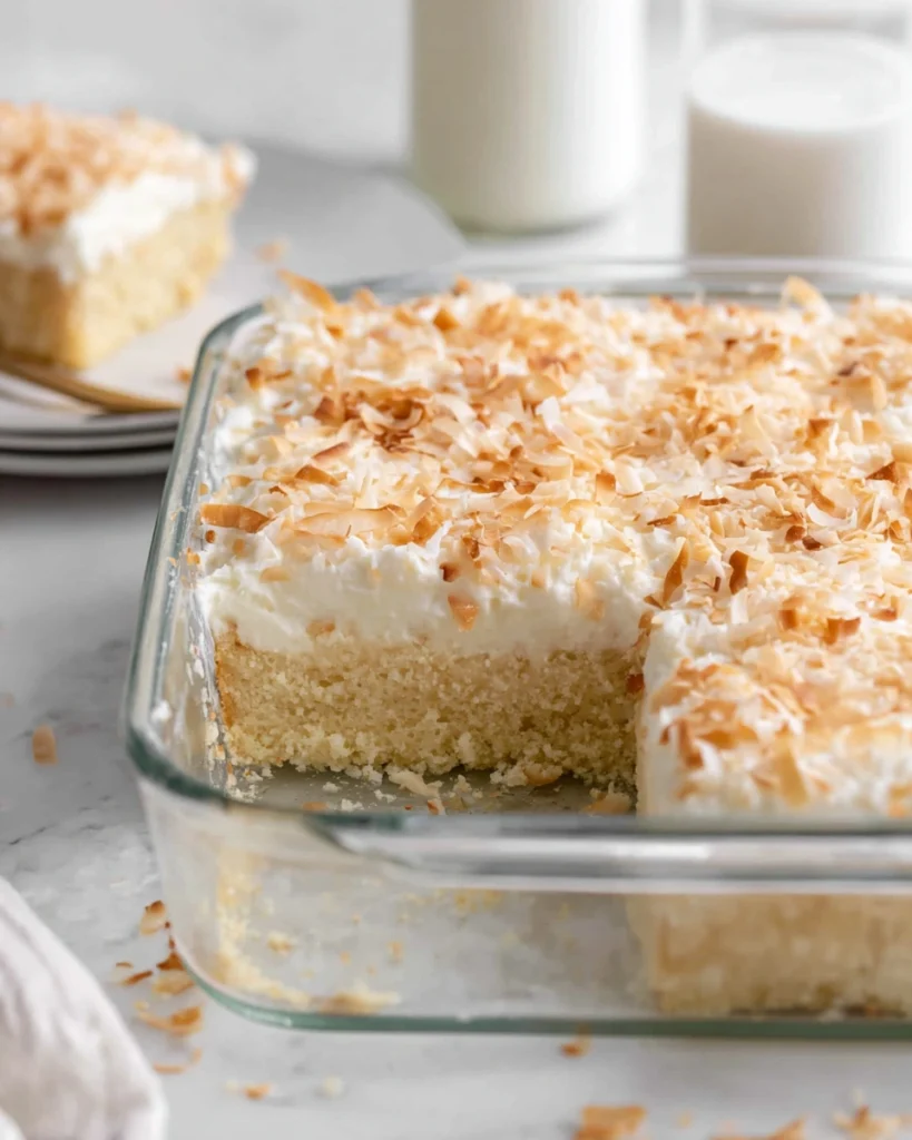 Coconut Cream Sheet Cake