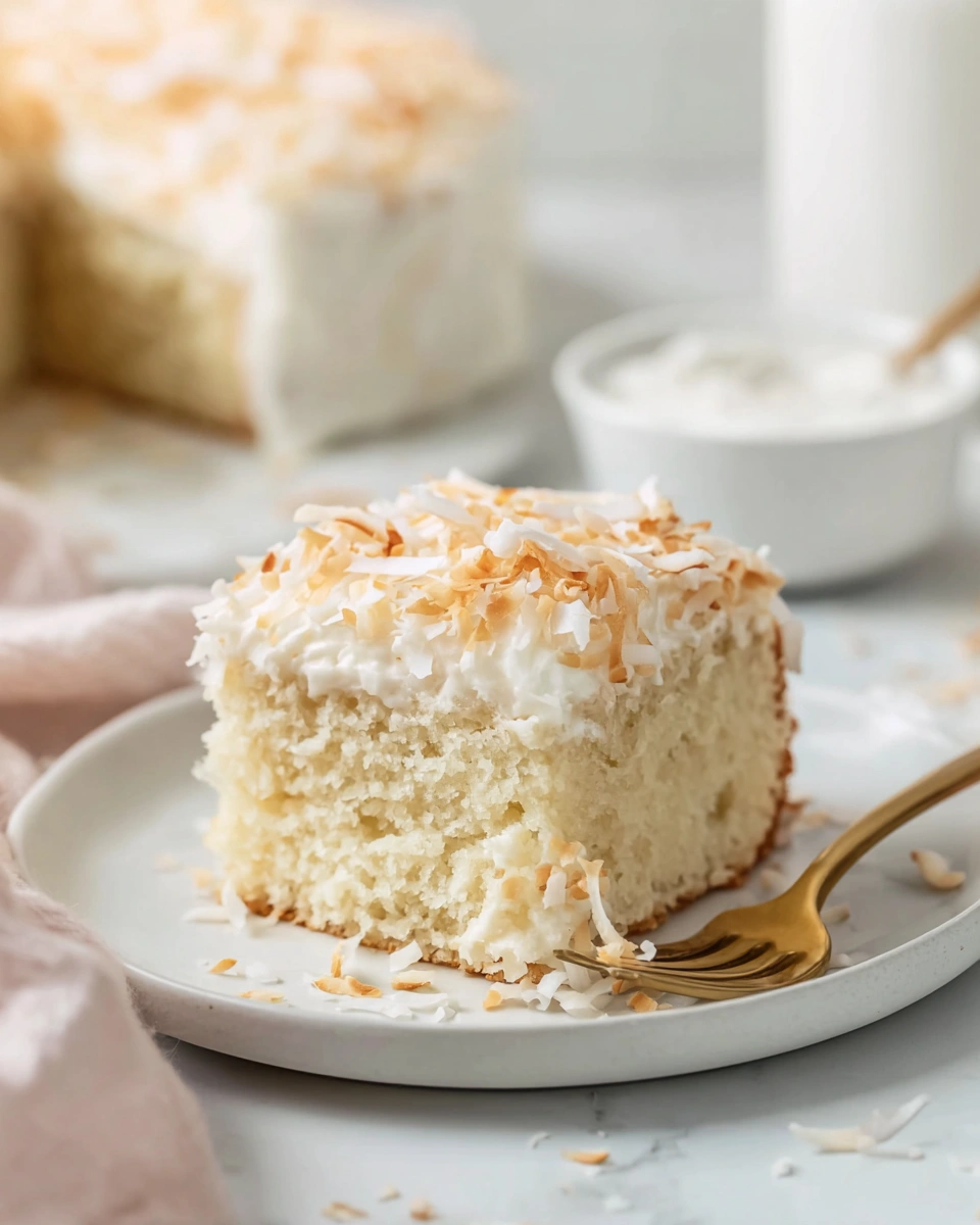 Coconut Cream Sheet Cake