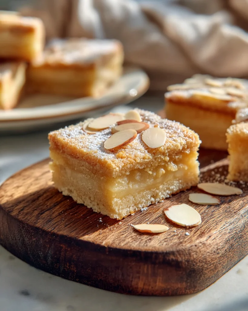 French Almond Cookie Bars