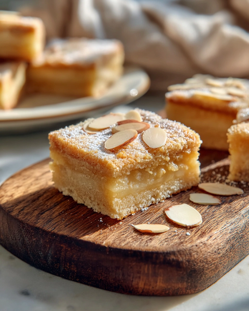 French Almond Cookie Bars