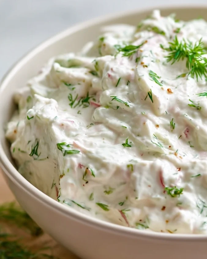 Healthy Radish Tzatziki Dip