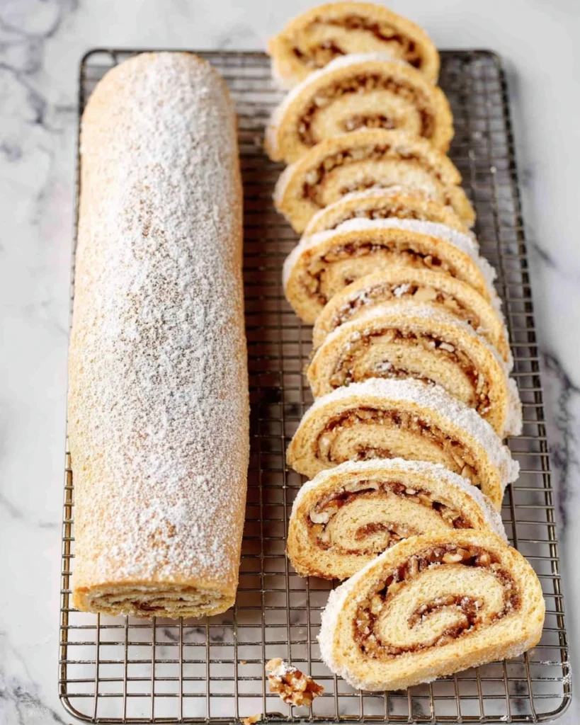 Italian Nut Roll Cookies