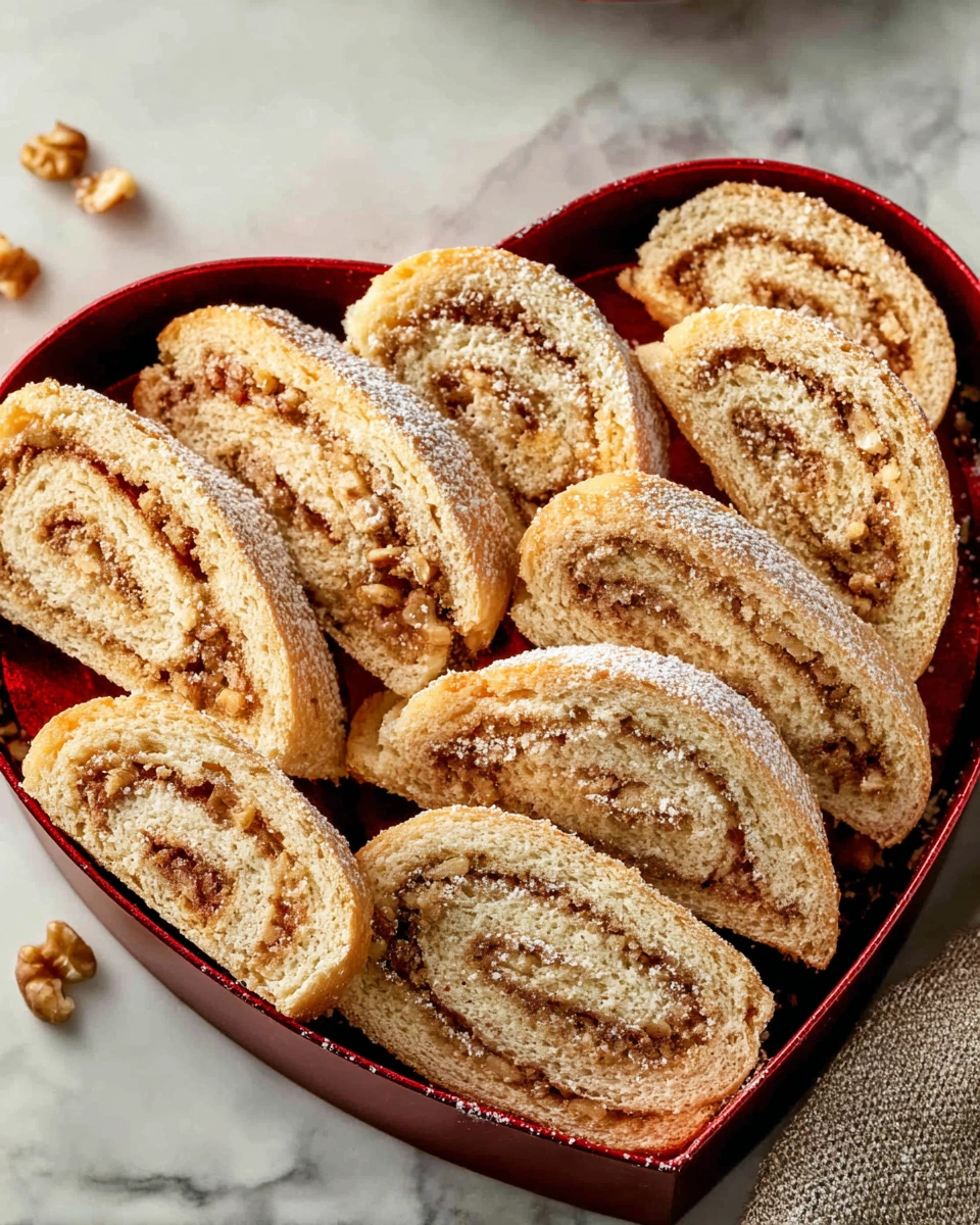 Italian Nut Roll Cookies