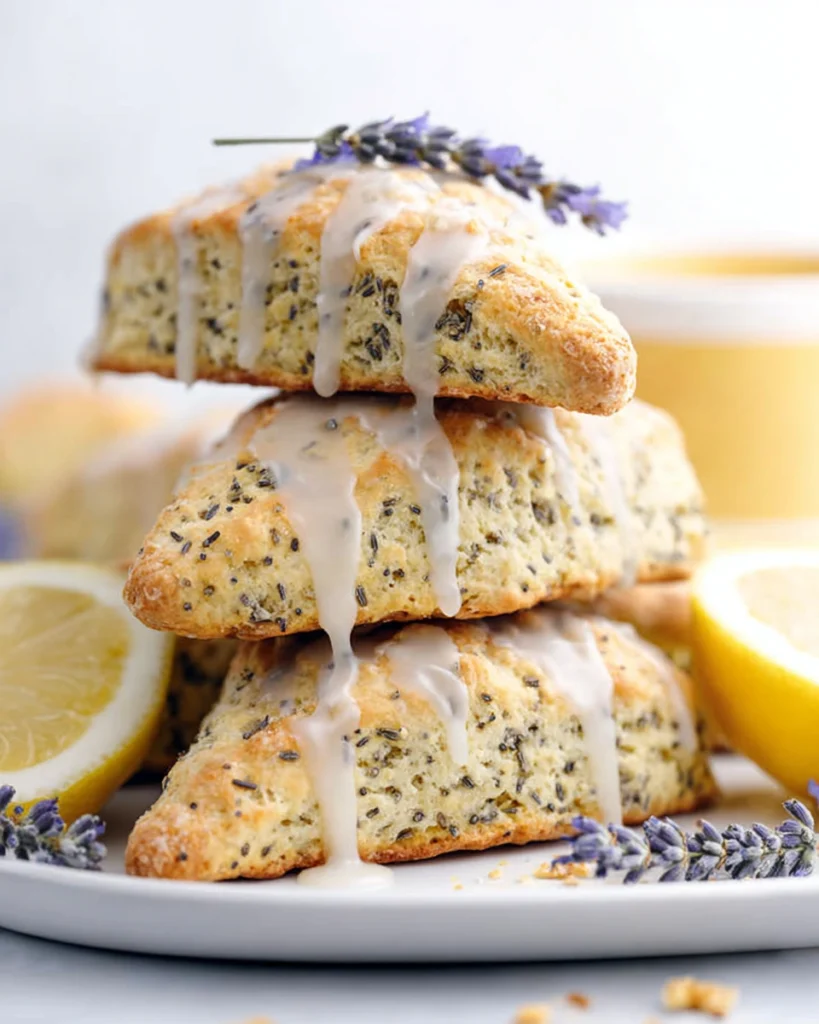 Lemon Lavender Poppy Seed Scones 