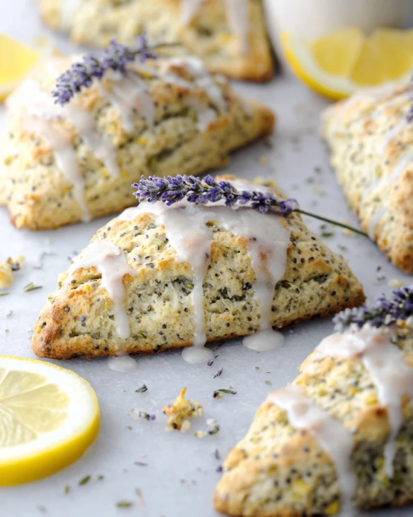 Lemon Lavender Poppy Seed Scones 