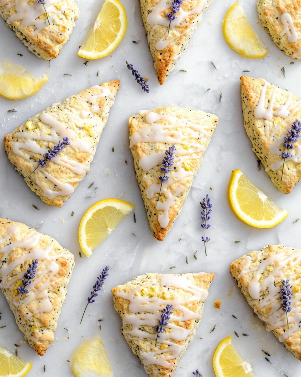 Lemon Lavender Poppy Seed Scones