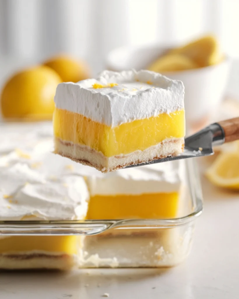 Lemon Pudding Bars