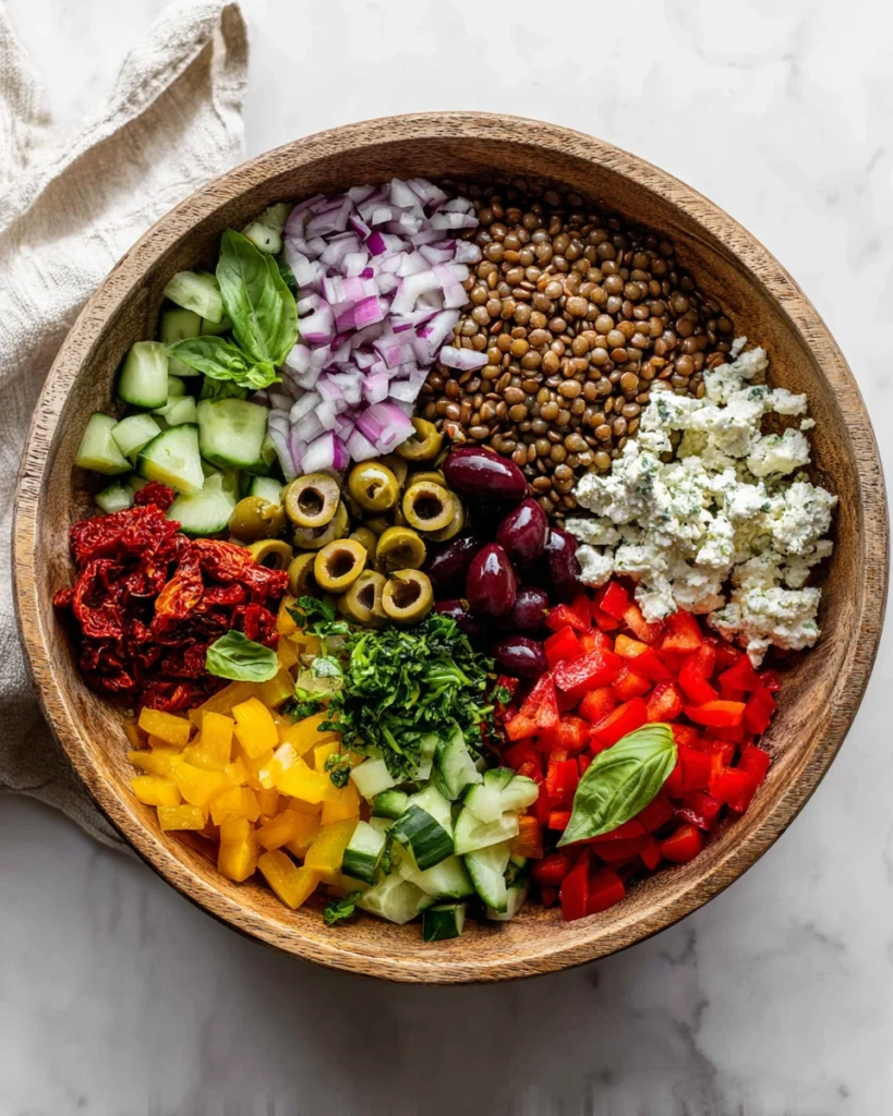 Mediterranean Lentil Salad