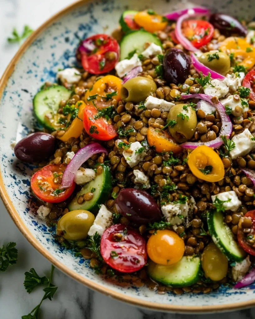 Mediterranean Lentil Salad