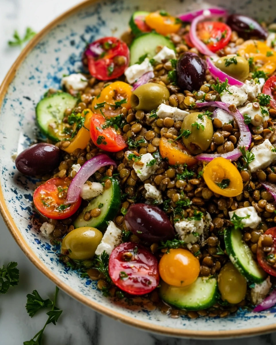 Mediterranean Lentil Salad