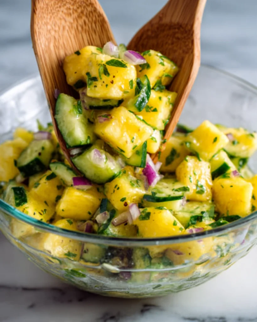 Pineapple Cucumber Salad